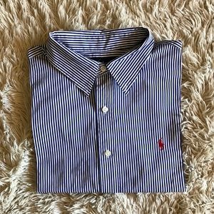 Ralph Lauren Long Sleeve Striped Dress Shirt